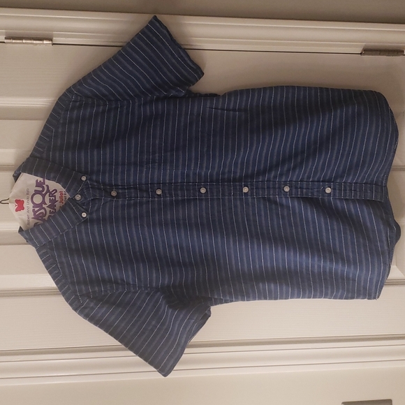 Mens American Eagle Shirt Short Sleeved Bottondown - Picture 2 of 2